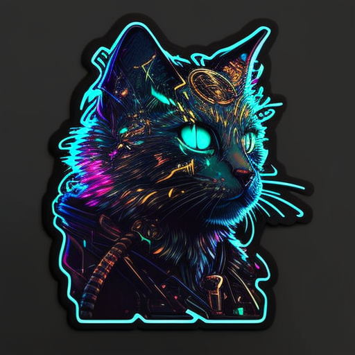Blackie the cat